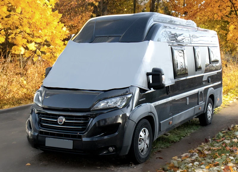 Rohož termální vnější X-Trem pro Ford Transit (od 2014, kapota a dveře, 1dílná, šedá) 304923