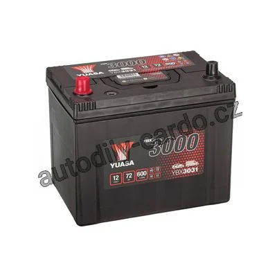 Autobaterie YUASA YBX3031 70Ah 570A 12V L+ /260x174x225/ Autobaterie YUASA YBX3031 70Ah 570A 12V L+ /260x174x225/
