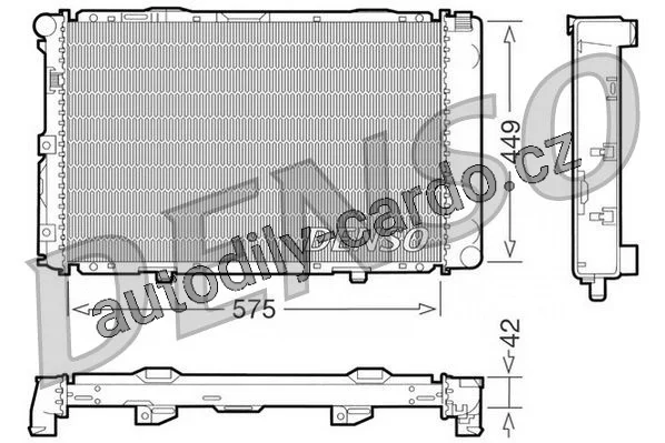 Chladič motoru DENSO (DE DRM17065) Chladič motoru DENSO (DE DRM17065)