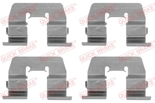 Sada prislusenstvi, oblozeni kotoucove brzdy QUICK BRAKE 109-1764