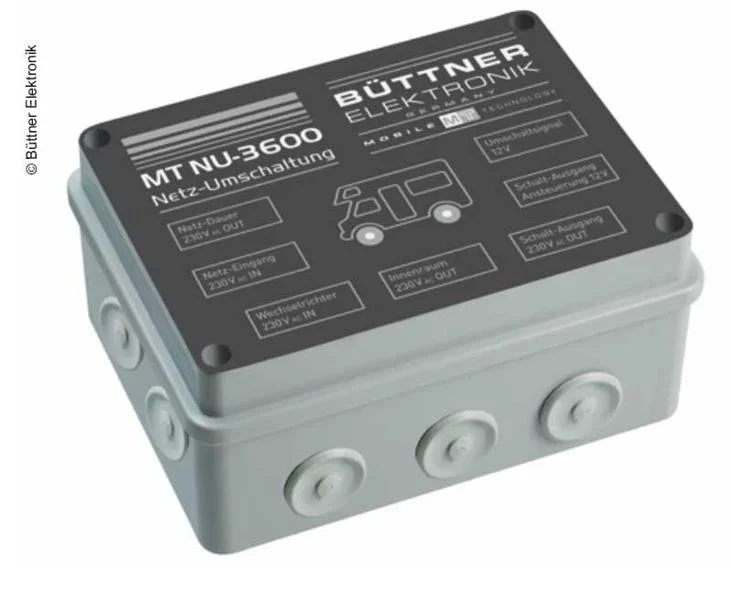 Přepínač síťového napětí Büttner Elektronik MT NU3600 303351