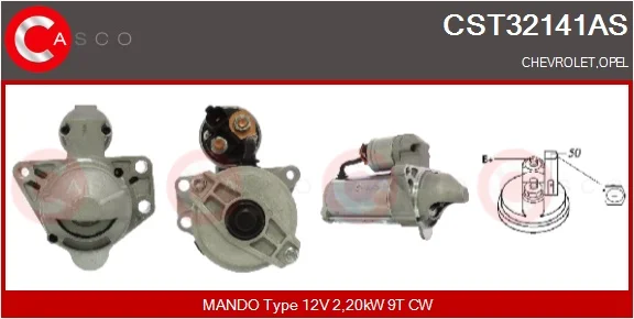 Startér CASCO CST32141AS