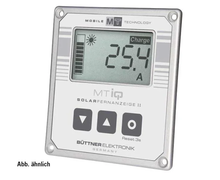 Displej solární dálkový LCD Solar Fernanzeige III (černý, s kabelem 5 m) 308206