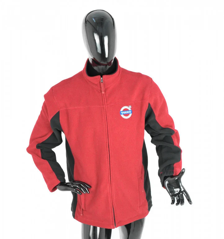 Bunda/mikina fleece VOLVO červená M 743134
