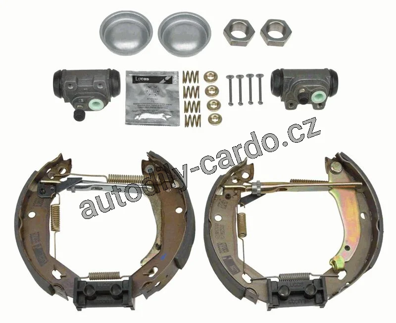 Sada brzdových čelistí TRW GSK1246 - Superkit CITROEN XSARA 97-