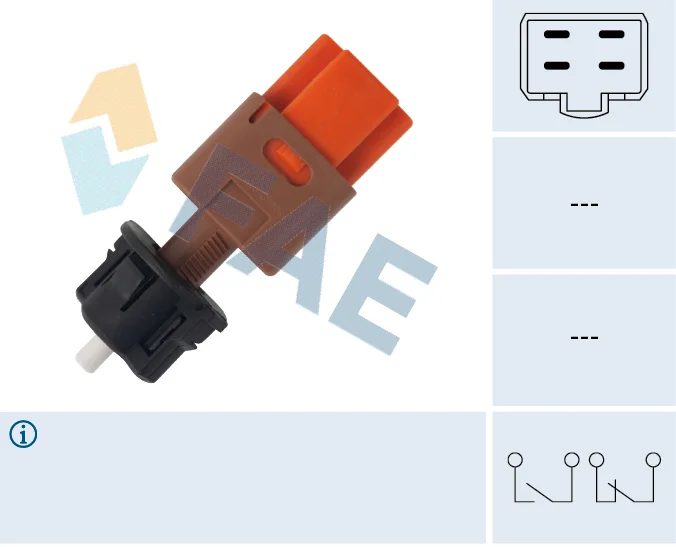 Spinac brzdoveho svetla FAE 24455 – OE 25320-BR00A Spinac brzdoveho svetla FAE 24455 – OE 25320-BR00A