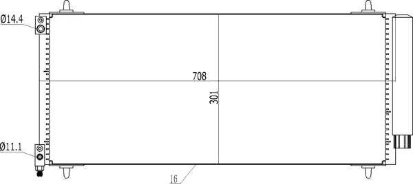 CHLADIČ CITROEN C5 2.2HDI 04- HART 614499 CHLADIČ CITROEN C5 2.2HDI 04- HART 614499
