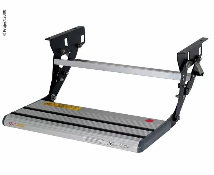 Manuální výsuvný/sklopný schůdek k obytnému vozu či karavanu (šířka 50 cm) 310571
