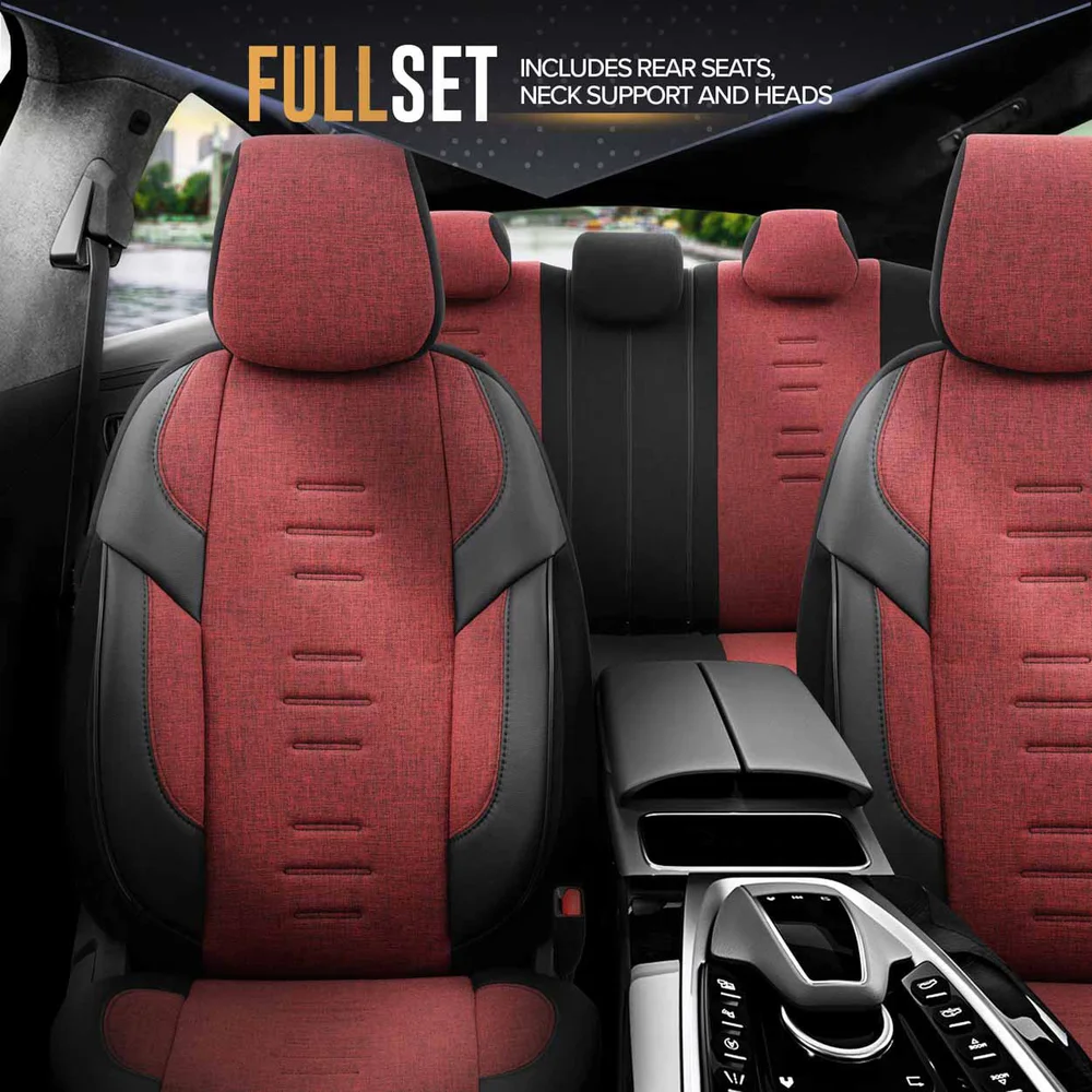 Sada autopotahů OTOM THRONE 103 RED 3-ZIP OT86756 - Obrázek 5