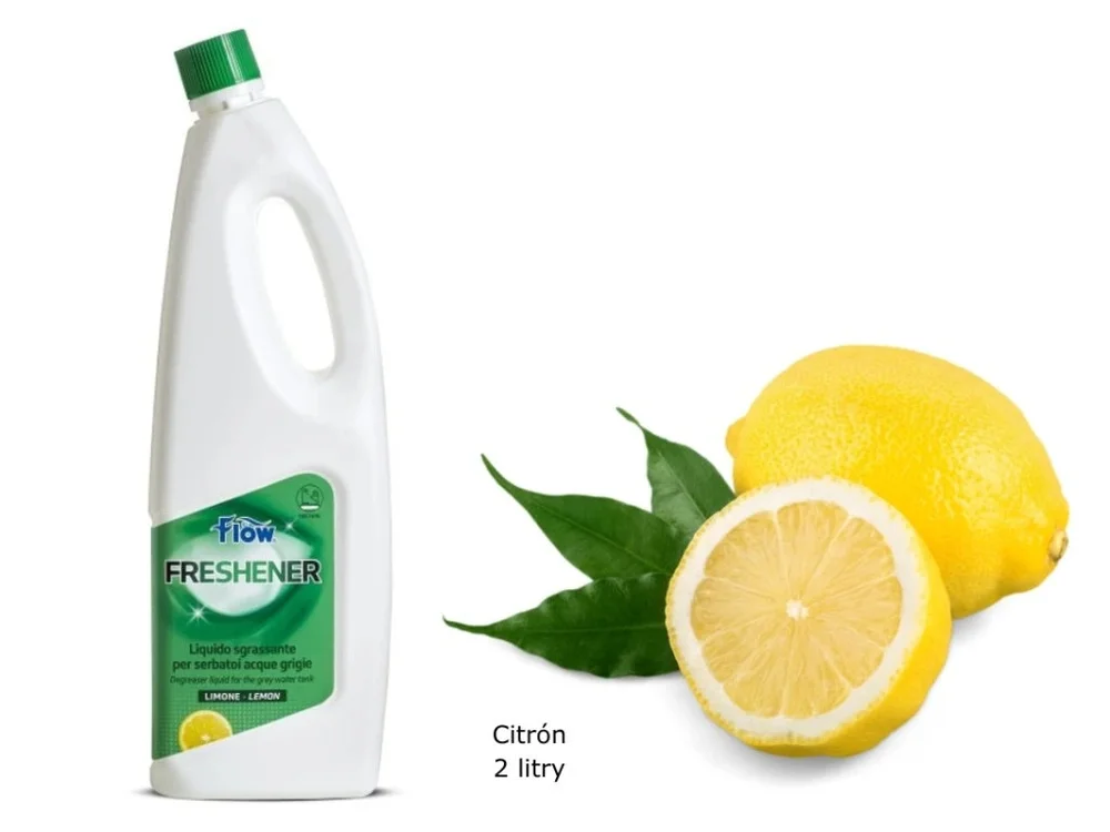 Flow Freshener Odmašťovací přípravek pro nádrže na šedou vodu CITRON 2L 320338
