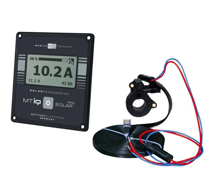 Solární dálkový displej Büttner Elektronik MT iQ Solar Pro (černý) 302631