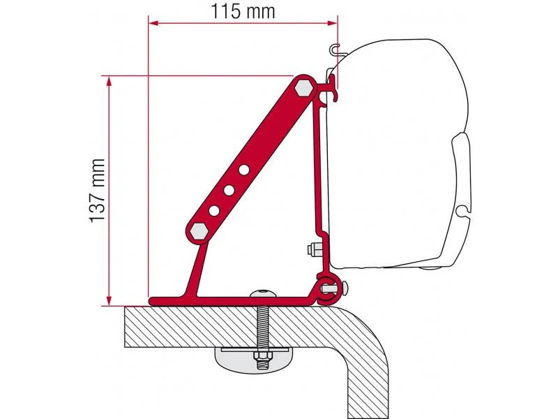 Adaptér pro markýzu Fiamma Kit Roof pro F45, F50, F55 305983
