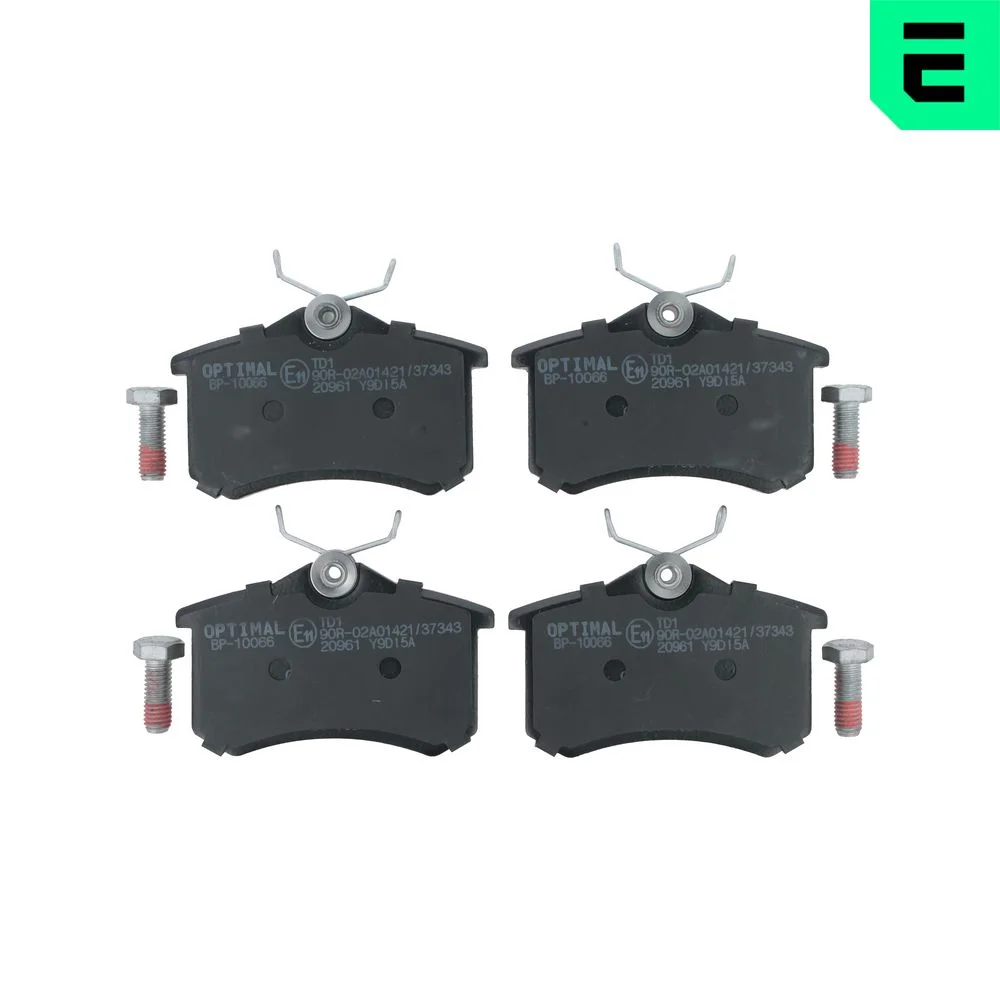 Sada brzdových destiček, kotoučová brzda OPTIMAL BP-10066