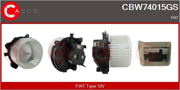 vnitřní ventilátor CASCO CBW74015GS – OE 77365131 vnitřní ventilátor CASCO CBW74015GS – OE 77365131