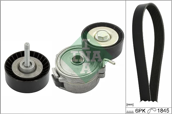 Sada žebrovaných klínových řemenů Schaeffler INA 529039510