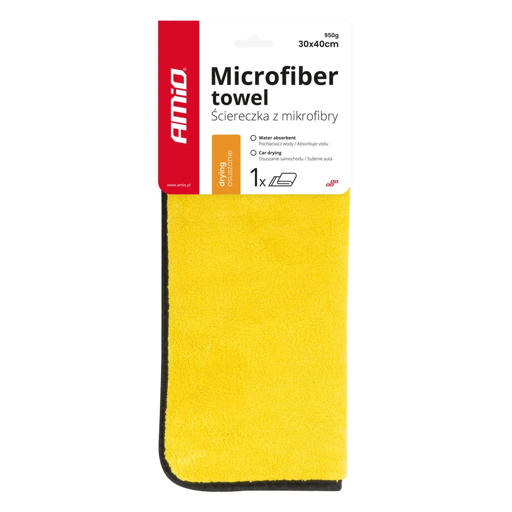 Utěrka z mikrovlákna 30x40cm 950g AMIO-03754 Utěrka z mikrovlákna 30x40cm 950g AMIO-03754