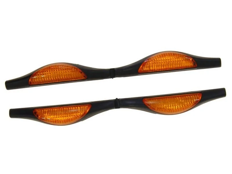Chránič dveří plastový oranžový, sada 2ks 747566