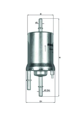 Palivový filtr MAHLE KL156/1
