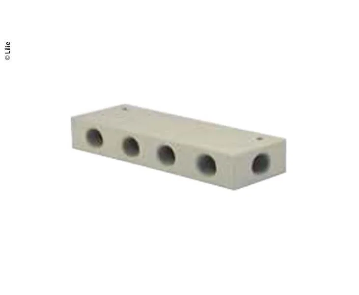 Rozdělovač vody centrální 6× 3/8" plastový do 8 bar a 90 °C Lilie 309623