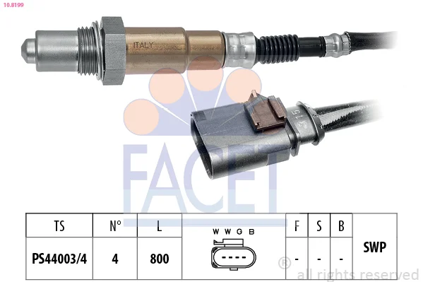 Lambda sonda FACET 10.8199 Lambda sonda FACET 10.8199