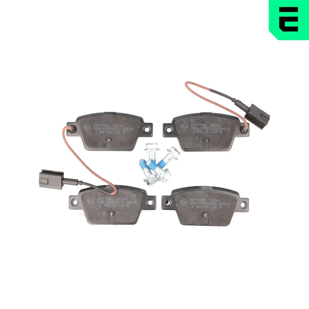 Sada brzdových destiček, kotoučová brzda OPTIMAL BP-12541