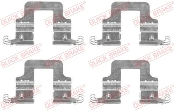 Sada prislusenstvi, oblozeni kotoucove brzdy QUICK BRAKE 109-1766 Sada prislusenstvi, oblozeni kotoucove brzdy QUICK BRAKE 109-1766