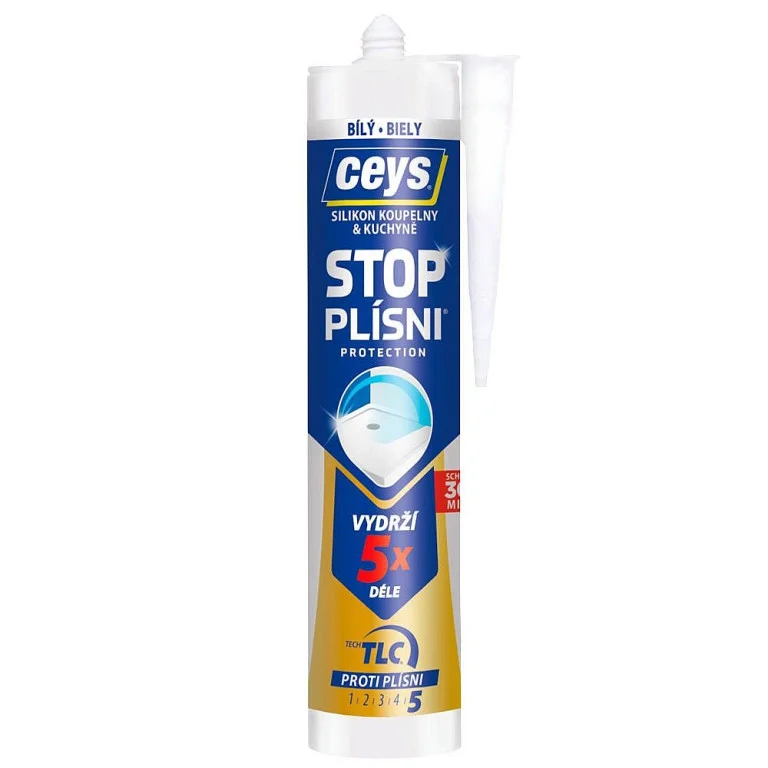 Silikon CEYS stop plísni bílý 280ml 648445