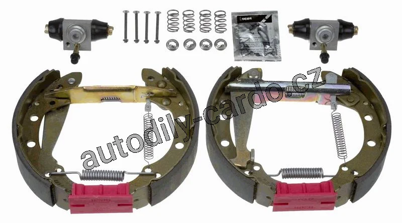 Sada brzdových čelistí TRW GSK1511 - Superkit VW, SEAT