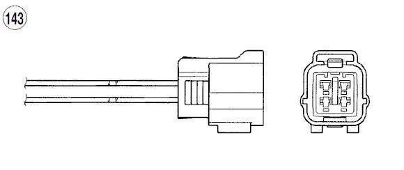 Lambda sonda NGK OZA341-F16 Lambda sonda NGK OZA341-F16