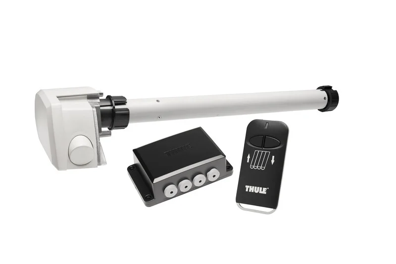 Markýza střešní elektrická Thule Omnistor 9200 5,5 m, 230 V, Cream / Mystic Grey, výsuv 300 cm 313361