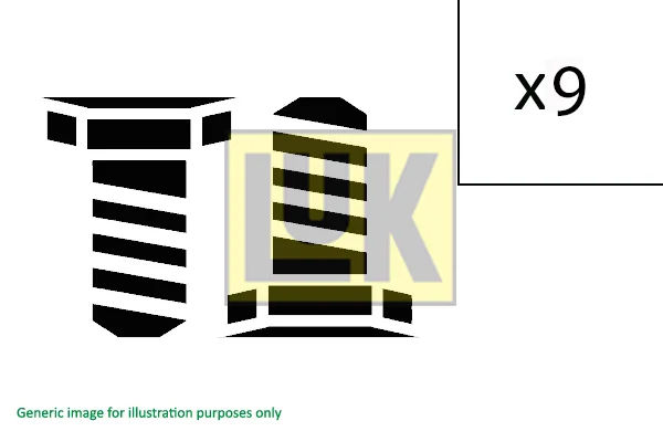 Sada šroubů, převodovka Schaeffler LuK 411014510 – OE N90725501