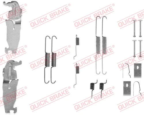 Sada příslušenství, brzdové čelisti QUICK BRAKE 105-0811S