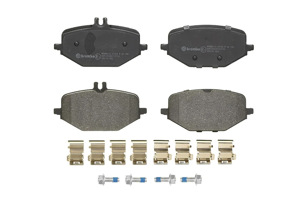 Sada brzdových destiček, kotoučová brzda BREMBO P50168