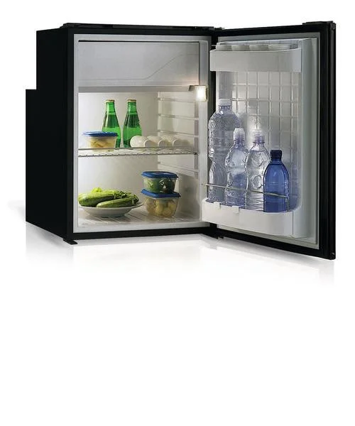 Chladnička kompresorová Vitrifrigo C90i (vestavná, objem 90 l, mrazicí oddíl 9,1 l, napájení 12/24V, systém Airlock, černá) 305522