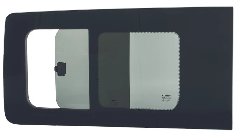 Okno posuvné boční pro VW Caddy Maxi (2021+, pravé zadní, 830 × 470 mm) 317379