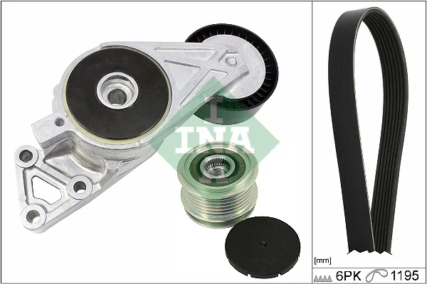 Sada žebrovaných klínových řemenů Schaeffler INA 529047020