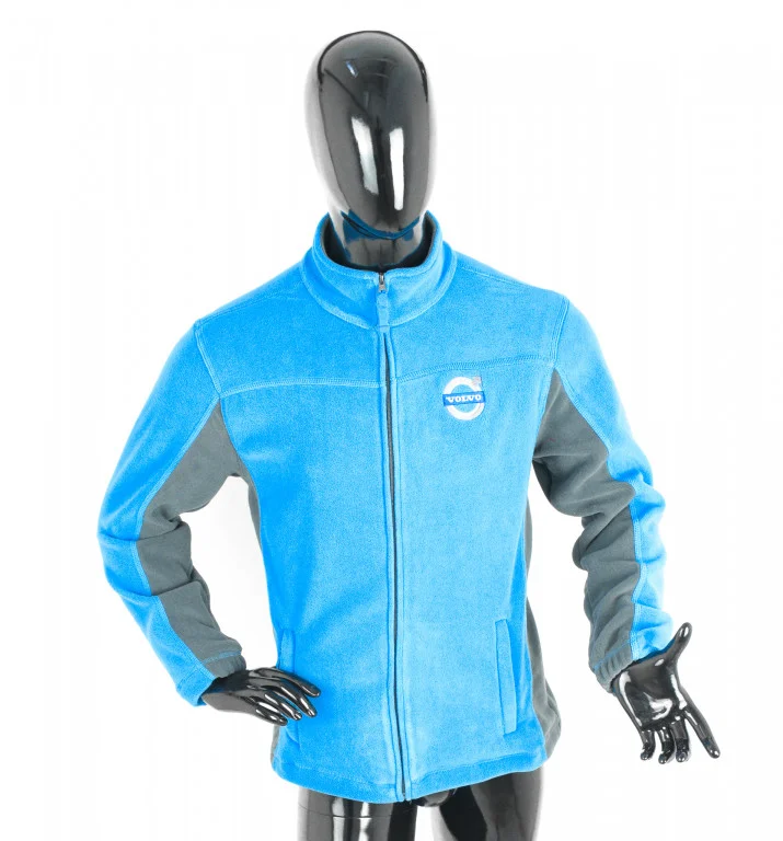 Bunda/mikina fleece VOLVO modrá L 707418