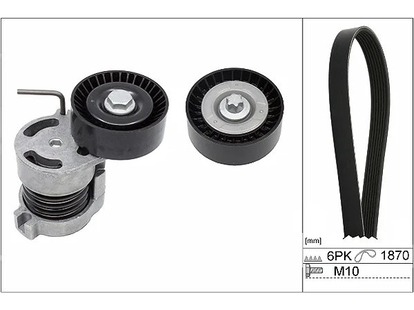 Sada žebrovaných klínových řemenů Schaeffler INA 529004410 Sada žebrovaných klínových řemenů Schaeffler INA 529004410