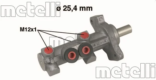 Hlavní brzdový válec METELLI 05-0618