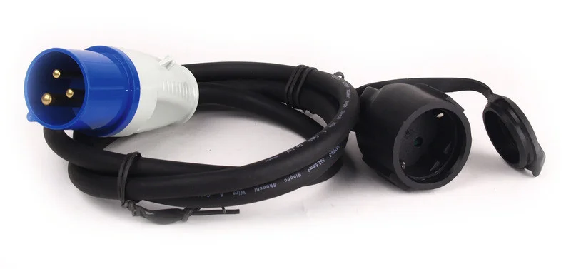 Prodlužovací kabel CEE-Zástrčka/Schuko zásuv. 0,4 m 300823