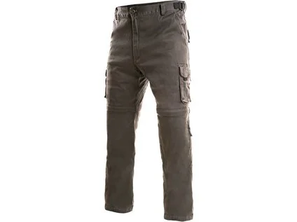 Kalhoty CXS-VENATOR khaki s kapsami a odepínacími nohavicemi vel. 48, CANIS 648365