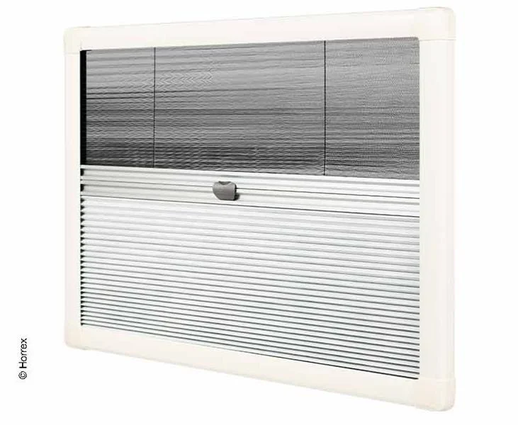 Roleta plisovaná s moskytiérou a zatemněním 472 × 808 mm (kombinovaný vnitřní systém pro karavany) 304537
