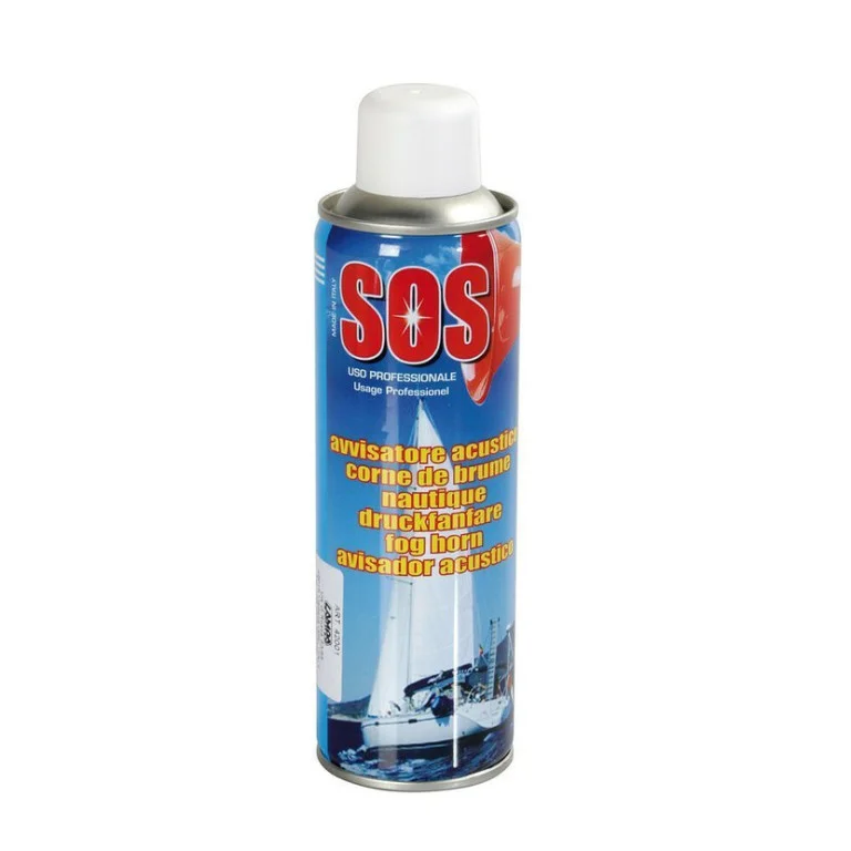 Fanfára /houkačka vzduchová ruční, SOS, 300ml, náplň 745113