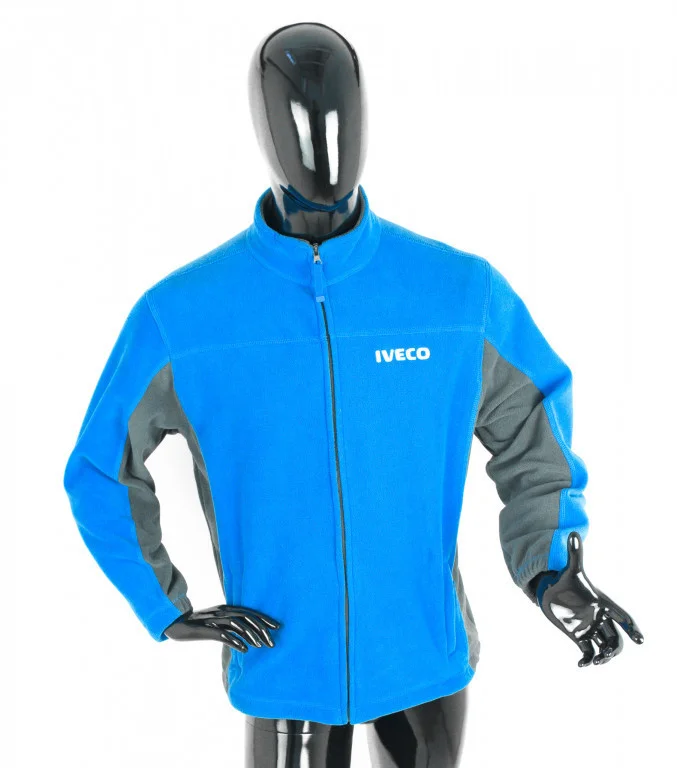Bunda/mikina fleece IVECO modrá 3XL 743120