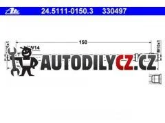QB 37.911 Brzdová hadice QUICKBRAKE