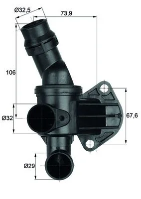 Termostat, chladivo MAHLE TI680 – OE 06F121111H