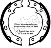 Sada brzdových čelistí, parkovací brzda METELLI 53-0692 Sada brzdových čelistí, parkovací brzda METELLI 53-0692
