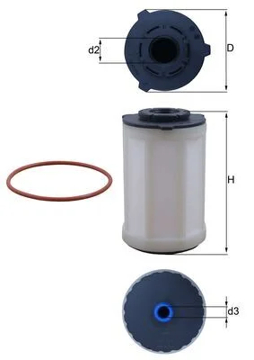 Palivový filtr KNECHT KX655D