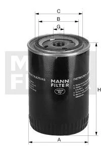 Filtr chladiva MANN MF WA9190 Filtr chladiva MANN MF WA9190