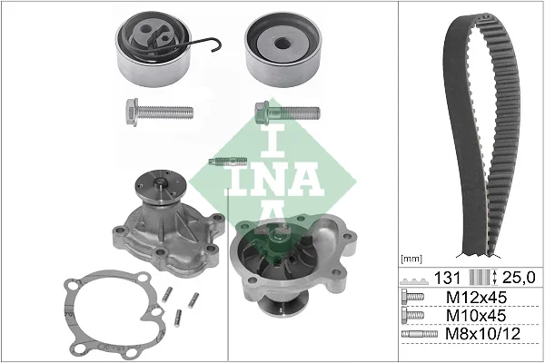 Vodní pumpa + sada ozubeného řemene Schaeffler INA 530033830